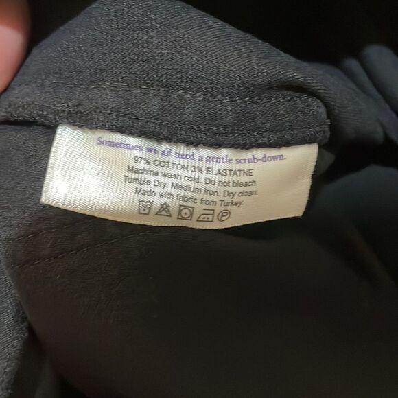 M.M. Lafleur The Hockley Jean Eco Better Than Denim Black Adjustable Length 4 - Picture 3 of 16